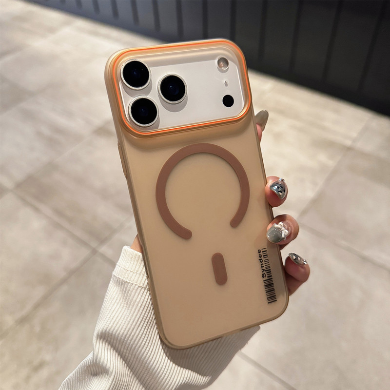 苹果17promax半透磁吸手机壳 iPhone16肤感磨砂15/14柔砂13保护套|undefined