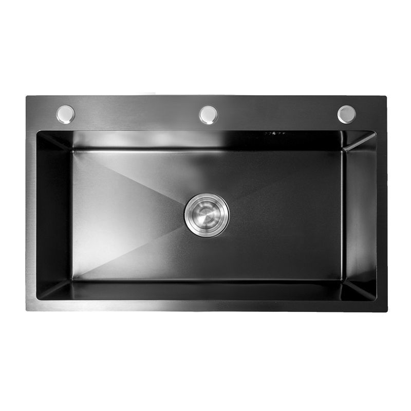 Acero inoxidable, agua negra, cocina grande, fregadero para el hogar, lavabo bajo encimera, lavabo para lavar platos, fábrica de una pieza al por mayor