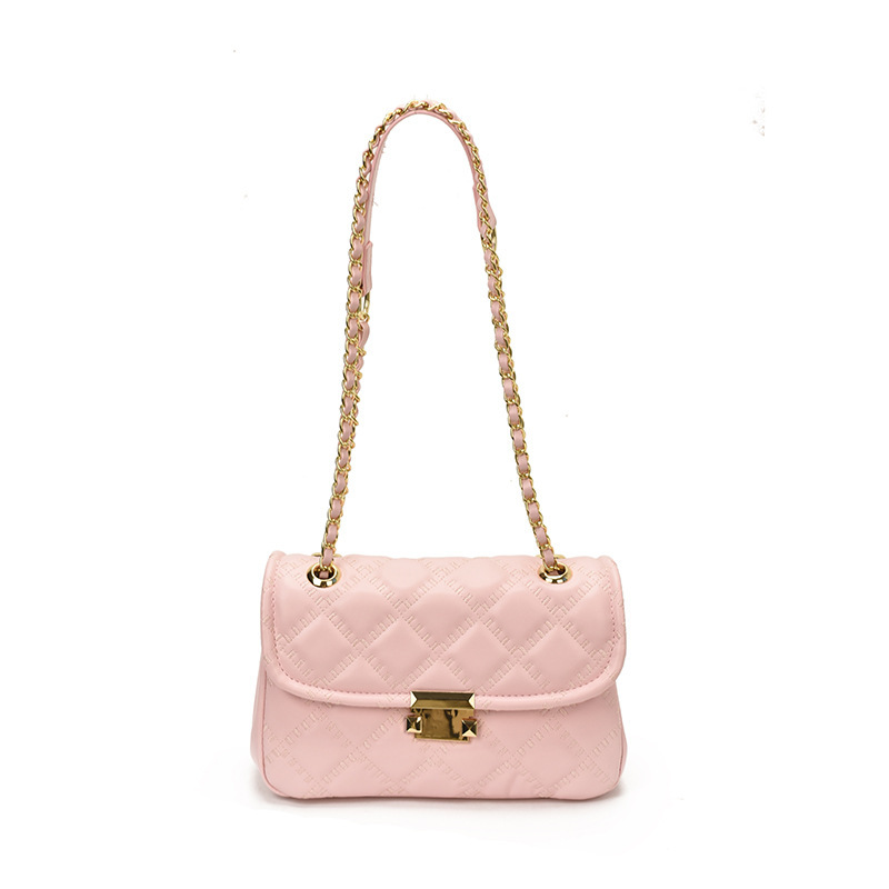 2026 nuevo bolso de mujer cadena de diamante bolso pequeño bolso de lujo ligero sensación diaria mochila nicho universal bolso de hombro