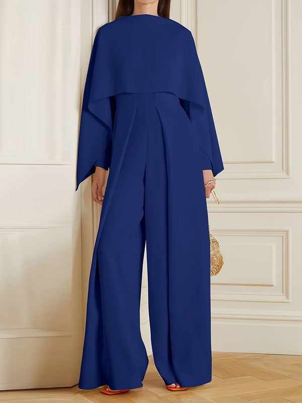 Chic Long Sleeve Jumpsuit Chic Long Sleeve Wide Leg Jumpsuit|undefined