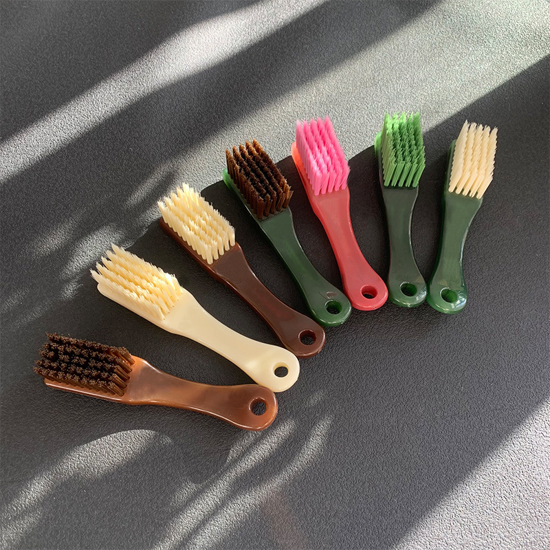 Mini Amber handle mechanism Wenwan bristle wear-resistant hard nano bristle blue silk cleaning polishing coating color brush
