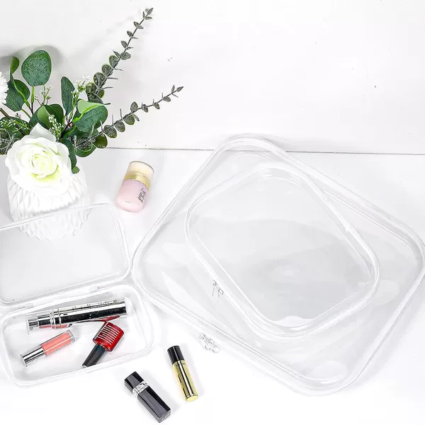 Hard Shell Packaging Bag Zipper Box Protective Cover Plastic Portable Travel Toy Stationery Cosmetic Bag Organizer Storage Box