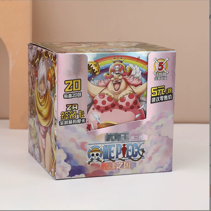 Карбаго One Piece Eighth Bomb New World Master Collection Card Blind Belly Boxed Boxed Wholesale Live Live Card