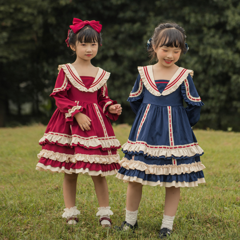 Miss Betty Lolita ropa de los niños OP original genuino en stock retro estilo Palacio alta cintura Lolita princesa vestido