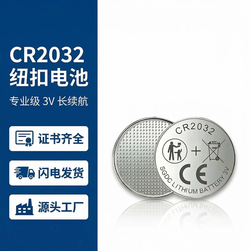 Directly Supplied from the Manufacturer, Cr2032 Button Battery 3V Lithium Manganese Battery, Universal Battery for Computer Motherboards, Watches, and Remote Controls Directly Supplied from the Manufacturer, Cr2032 Button Battery 3V Lithium Manganese Battery, Universal Battery for Computer Motherboards, Watches, and Remote Controls