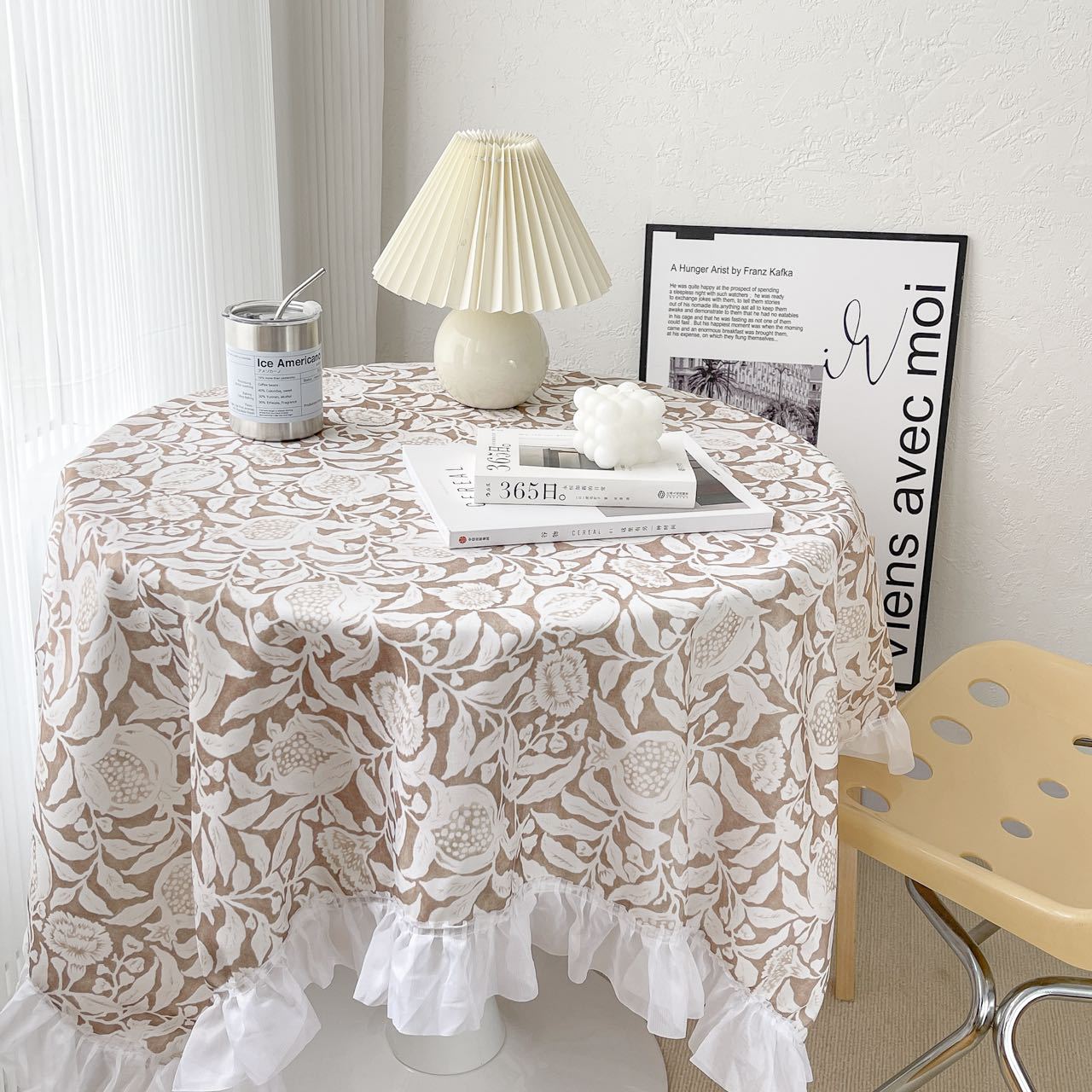 Factory wholesale tablecloth waterproof French ins pastoral style tablecloth lace dining table coffee table book tablecloth one-piece delivery