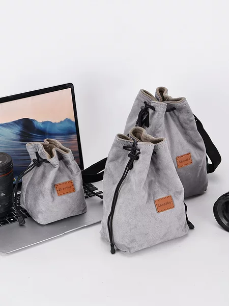 Micro Single Protective Cover SLR Sleeve for Nikon Canon Sony Fuji Portable Lens Camera Bag