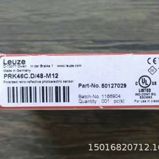 Lao Yi Test PRK46C.D/48-M12 Sensor 50127029 Postage Physical in stock Negotiation