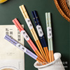 Japanese wooden chopsticks home use from natural wood, Scandinavian tableware, Nordic style