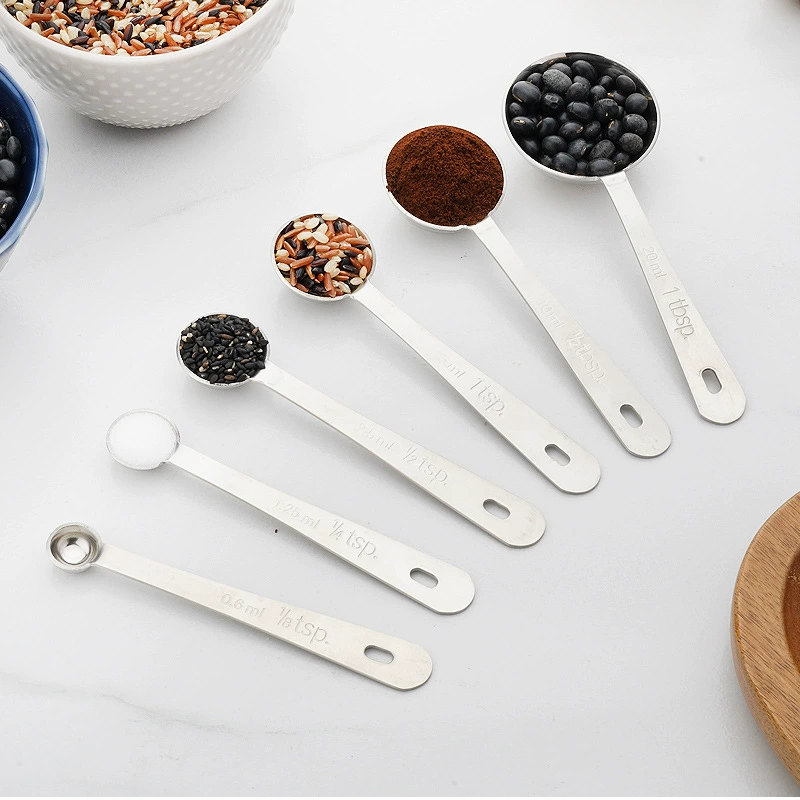 Measuring spoon stainless steel, set, thermometer, Amazon, simple and elegant design