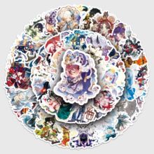 50张Q版阴阳师贴纸游戏角色卡通人物防水装饰手机电脑保温杯贴纸