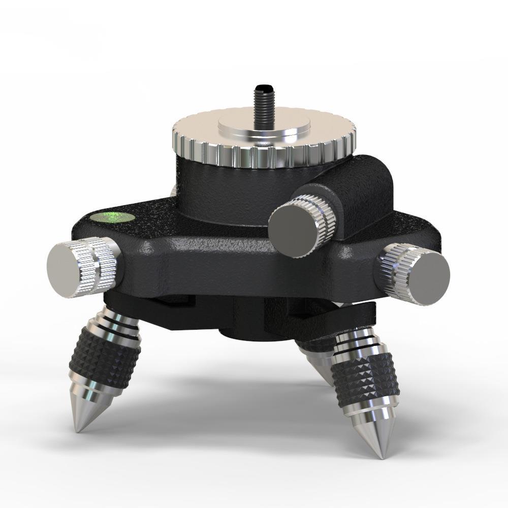 水平仪微调底座360°微调金属底座水平仪支架底座