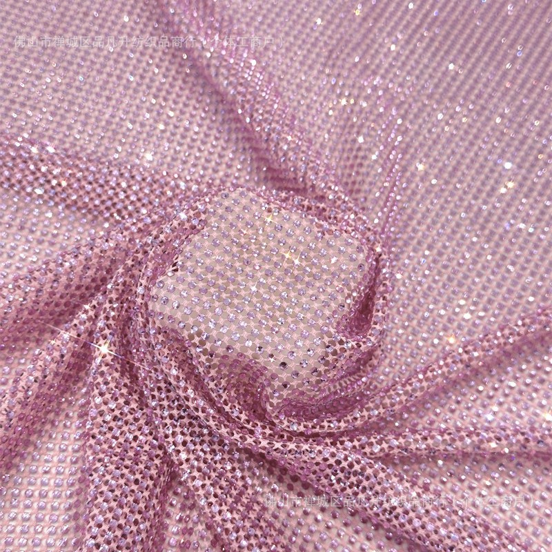 Transfronterizos amazónicos de moda de alta calidad, ropa de mangas largas de diamante de alta densidad, tela de diamante caliente de alta densidad