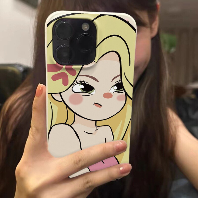 Suitable for Apple Xr Modified 14Pro High-Looking Anti-Fall Angry Girl Xr Modified 15Pro Modified Mobile Phone Case Popular Model