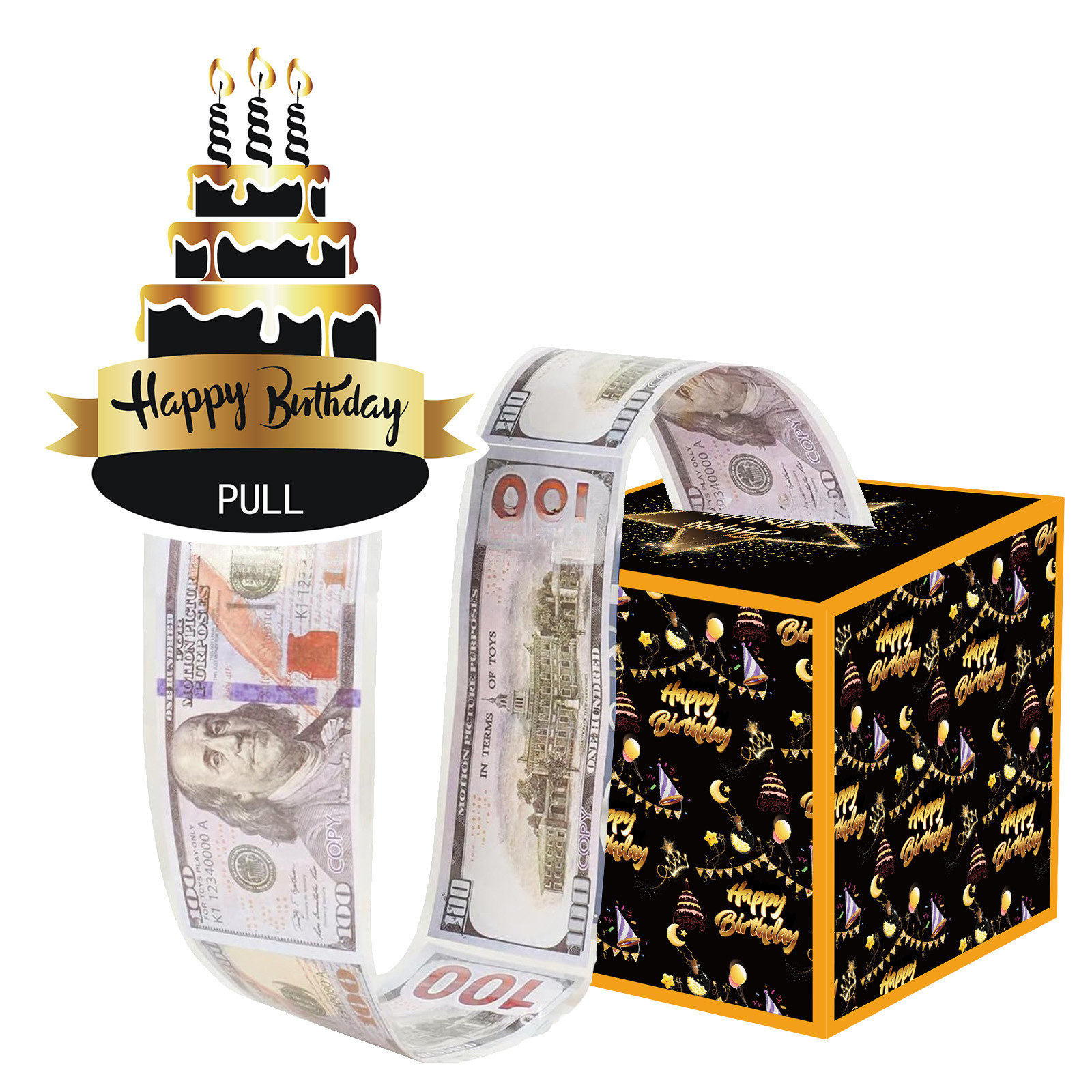 定制—生日款抽钱盒