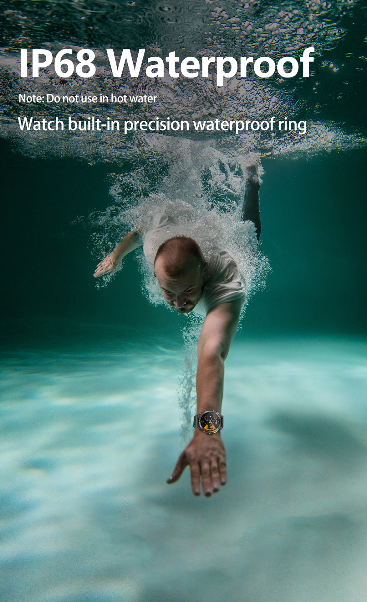 Smartwatch Mit Herzfrequenzmesser Gps Und Bluetooth-anruffunktion_voghion.com