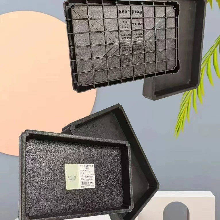 Прямоугольный пластиковый бытовой поднос Dr. Hua из закаленного пластика, утолщенная Прямоугольная нижняя опора из матовой смолы