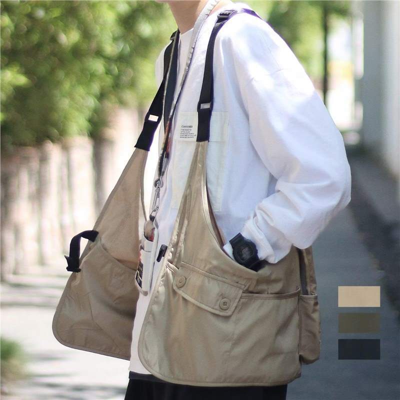Functional Sling Tactical Vest with Vest for Men and Women Couple Summer Japanese Style Hip-Hop Street Workwear Outdoor Vest