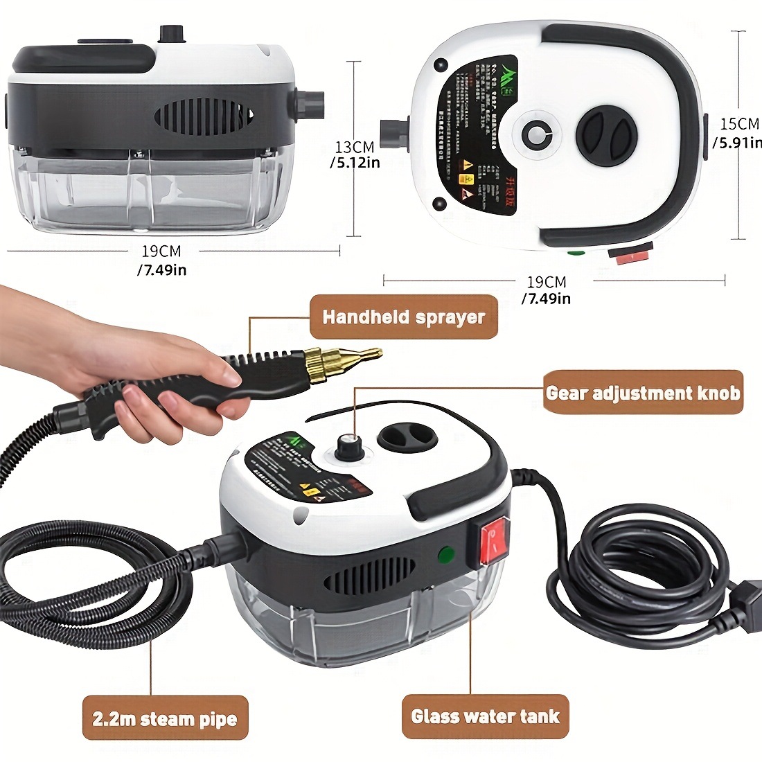 Steam Cleaner High Temperature y High Pressure Steam Transfronterizo
