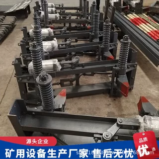 生产定制QZC6矿用气动阻车器 常闭型阻车器 600轨距轨道挡车装置