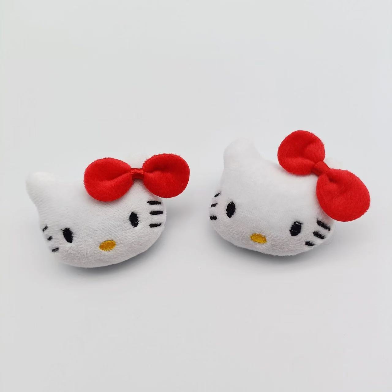 작은 봉제 KT 고양이 [레드 페어]