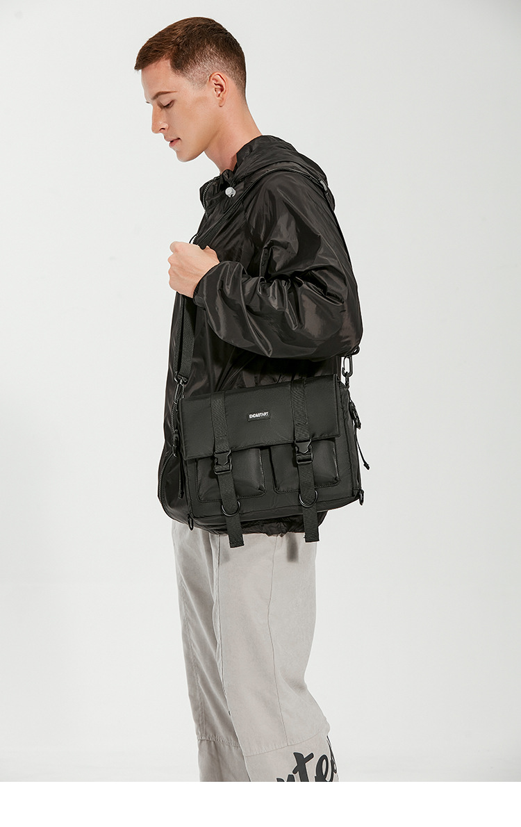 Stylish Crossbody Bag For Men Functional Messenger Bag For Work_voghion.com