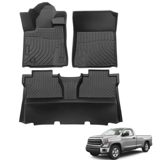 适用于Toyota Tundra Crewmax 丰田坦途2014-2021定制TPE汽车脚垫