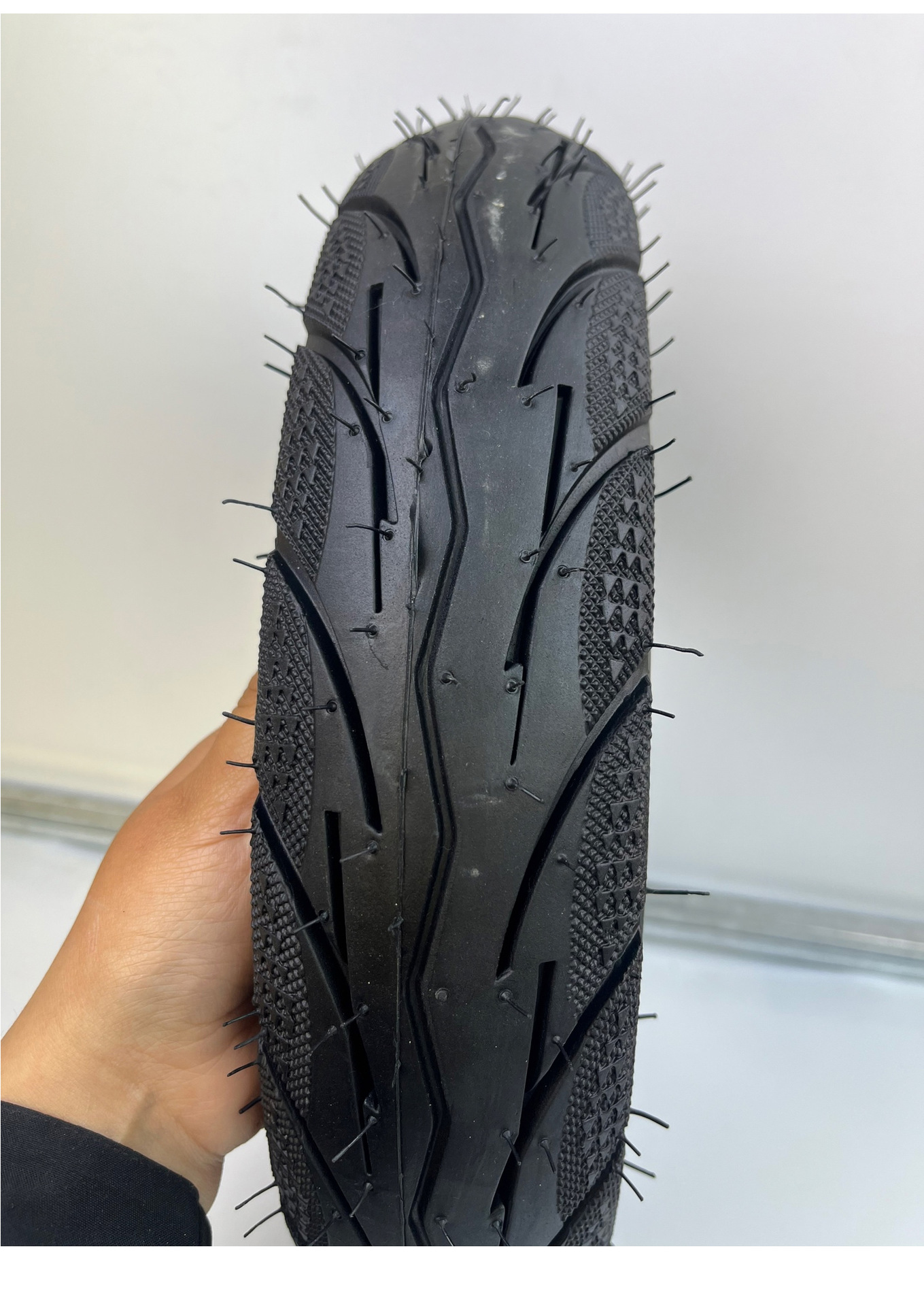 2.75-10 Vacuum Tire 6-Layer Thickened Electric Vehicle Outer Tire 15X2.75 Electric Bike Vacuum Tire