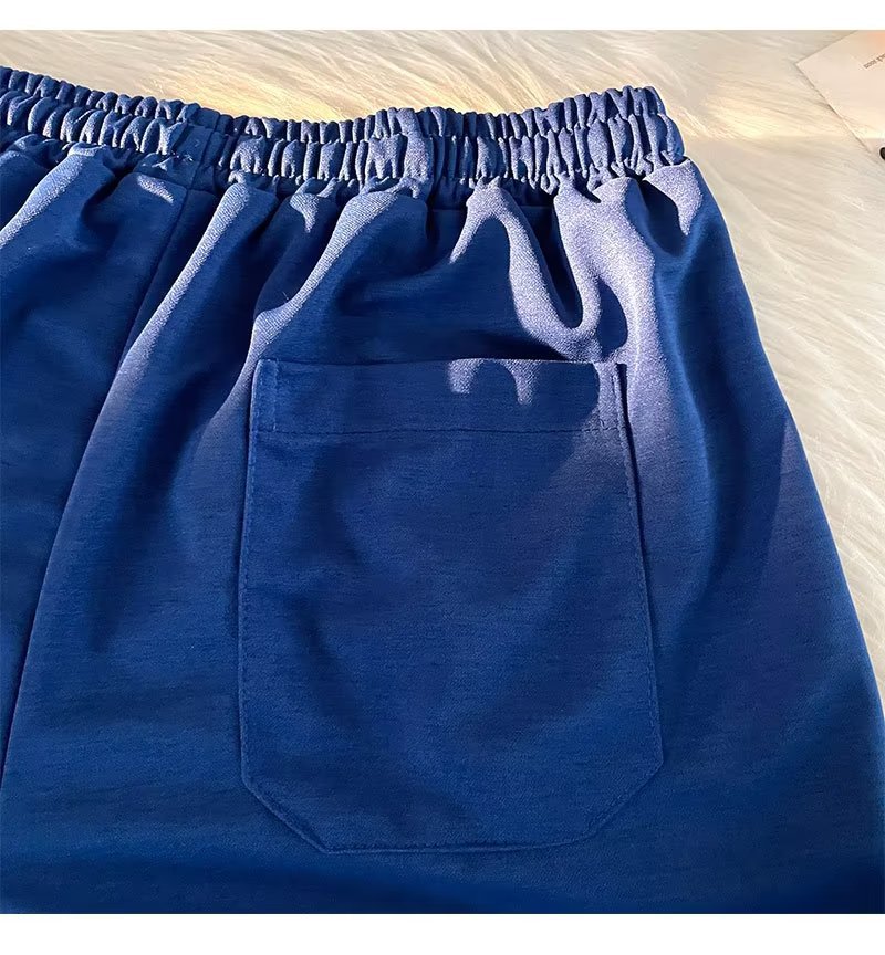 Herren-Shorts Bestickte Shorts für den Sommer für Herren, amerikanische verkürzte Hosen, trendige, lockere, übergroße Basketballhosen für Instagram-Sportarten_voghion.com