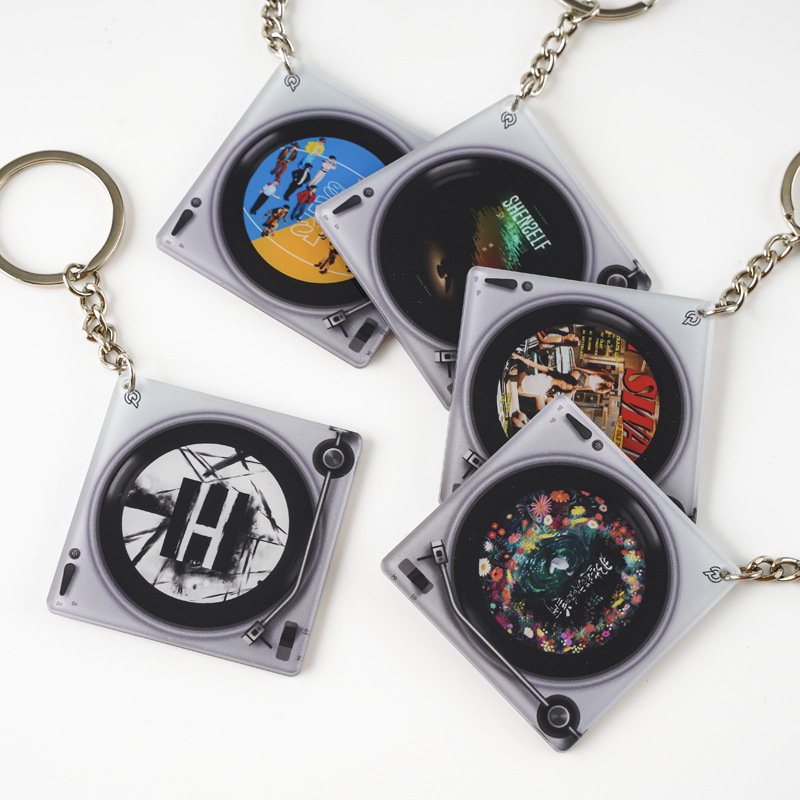 Acrylic Huachenyu Nfc Record Keychain Internet Celebrity Pendant Celebrity Personalized Merchandise Commemorative Support Customization