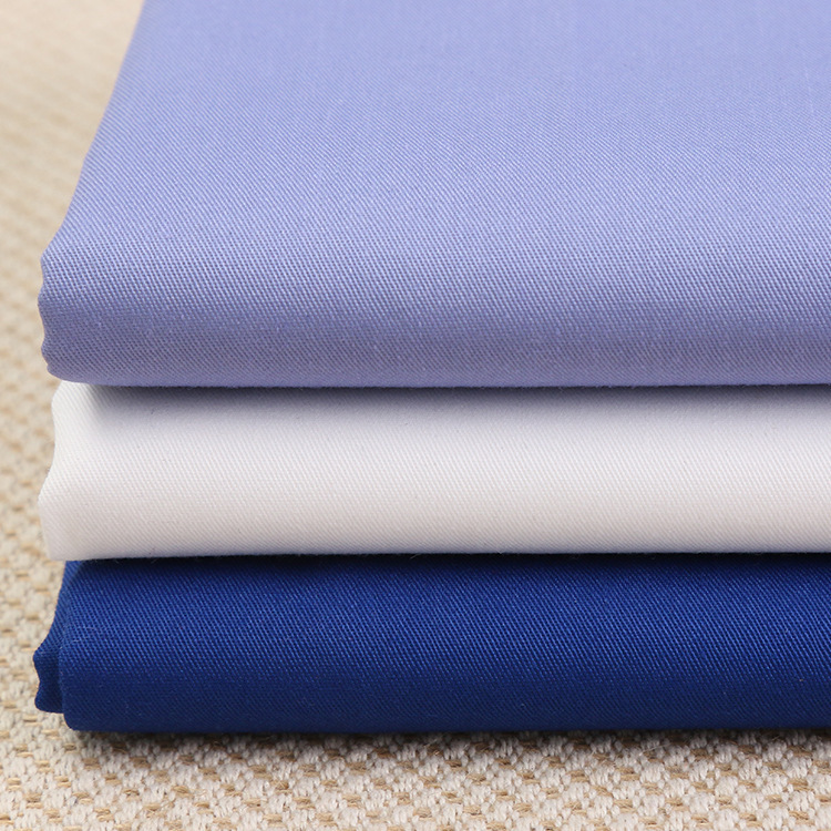 Proveedores textiles al por mayor de tela multicolor Twill tejido TC tela de camisa de hombre
