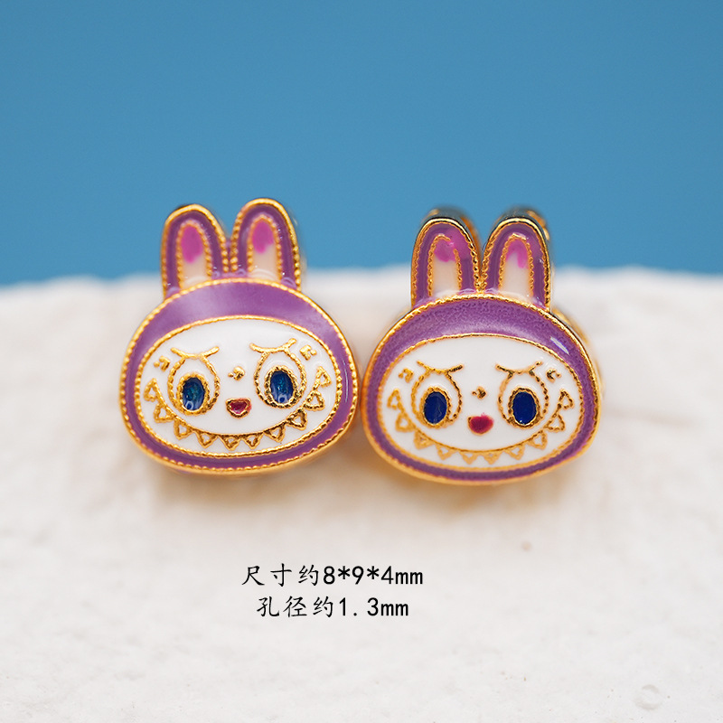 S925 シルバー新ラブブトランスファービーズかわいい小さなビーズネックレスハンドロープ diy アクセサリーアクセサリーギフト女性のための|undefined