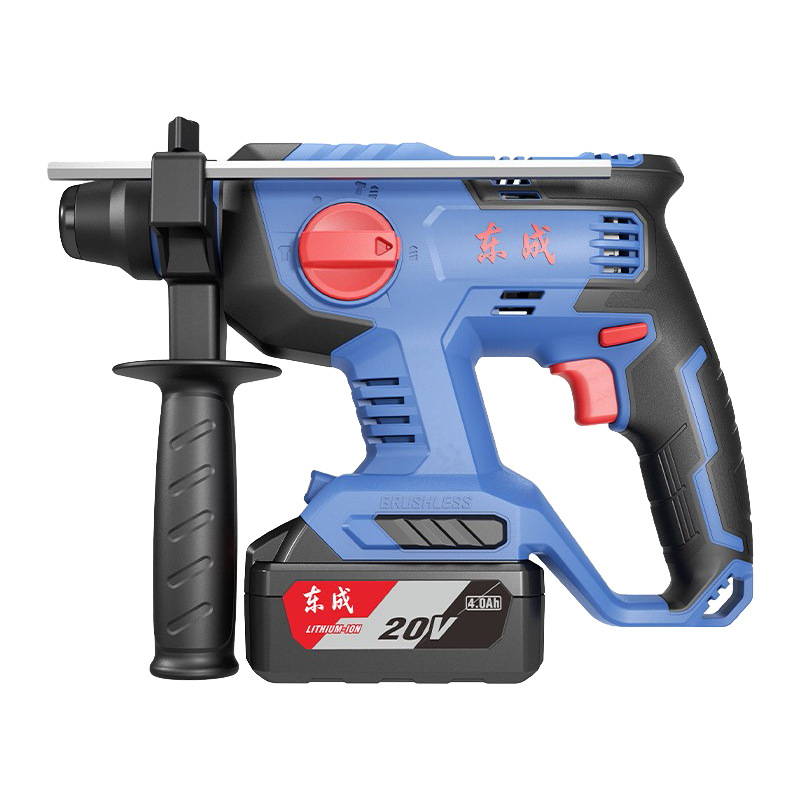 Dongcheng 20V martillo eléctrico de carga sin escobillas DCZC22 litio eléctrico tres taladro eléctrico de impacto taladro eléctrico picador eléctrico Dongcheng golpear agujero eléctrico