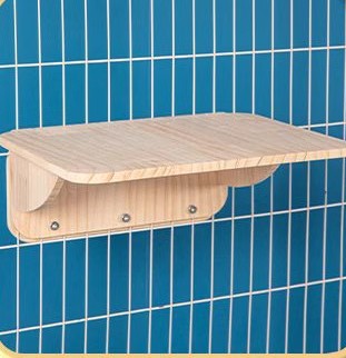 단단한 나무 고양이 케이지 플랫폼 30x20CM 높은 15CM