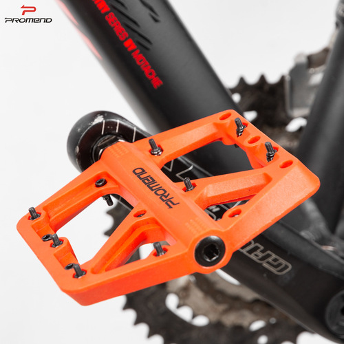 PROMEND mountain bike pedals nylon bearing bicycle feet large tread anti-slip bearing bicycle pedals