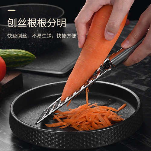 Stainless steel ginger grater, multifunctional radish grater, ginger grinder, lemon grater, cheese grater, cheese grater