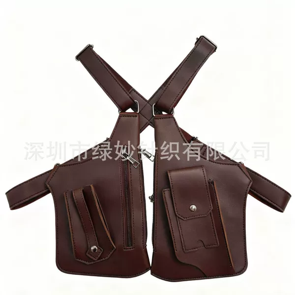 Cross-Border New Men's Suspender Vest Bag Outdoor Tactical Bag Invisible Armpit Anti-Theft Bag Sports Fashion Backpack