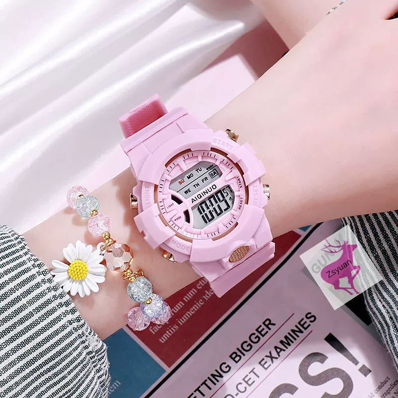 Moda al por mayor tendencia deportiva juvenil estudiantes reloj despertador impermeable noche reloj electrónico comercio exterior en vivo un agente image 10