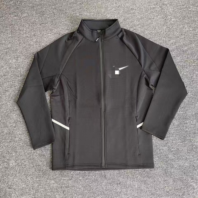 New autumn running training sports jacket for men and women, summer lightweight casual stand-up collar jacket for running and fitness