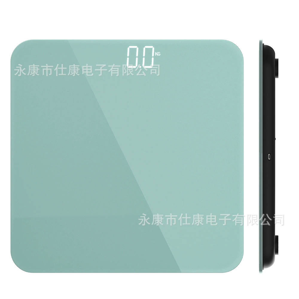 USB аккумуляторные весы электронные весы для тела квадратные стеклянные весы для тела домашние весы для здоровья