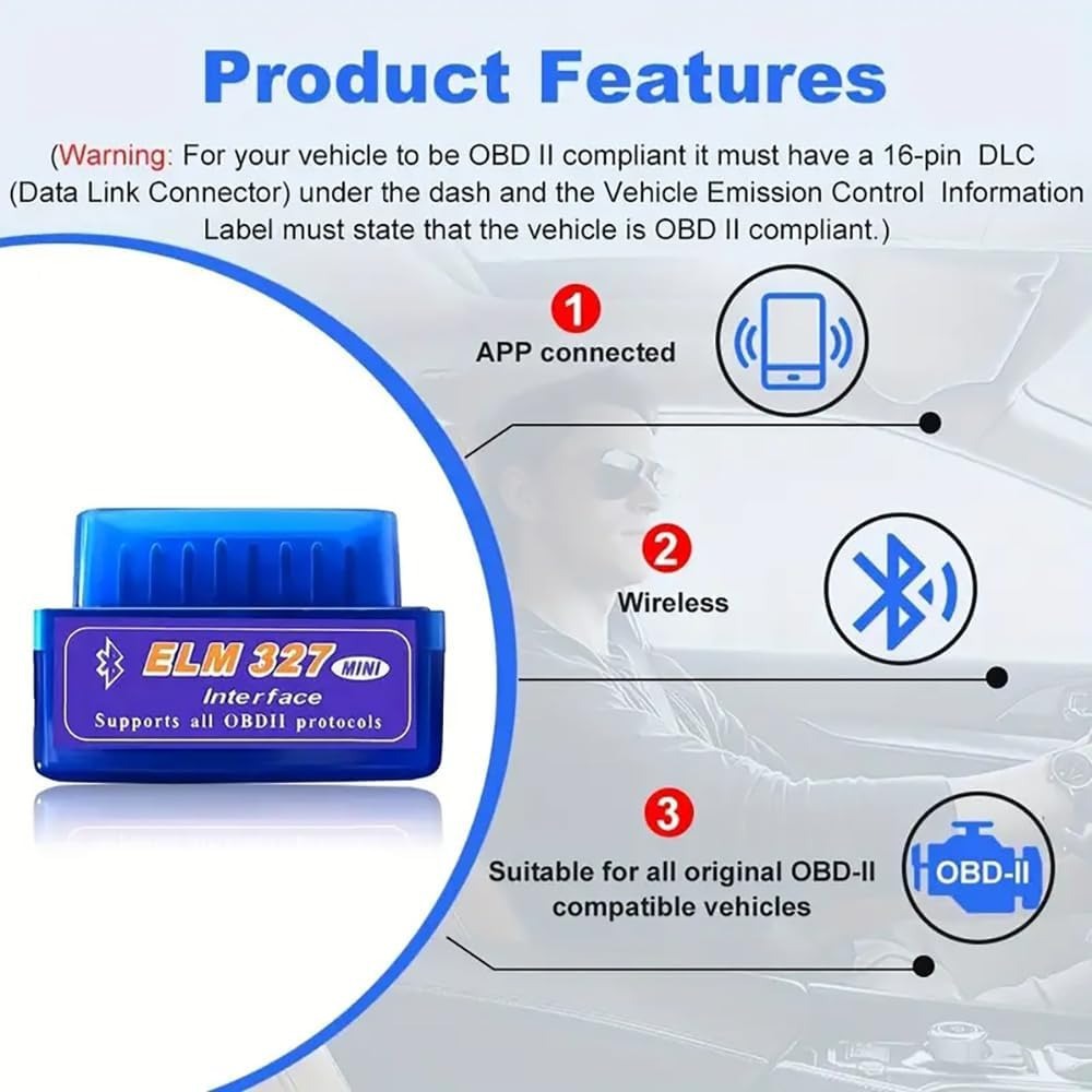 Elm327 Bluetooth B03 Handheld Plug-And-Play Obd Car Fault Diagnosis Instrument