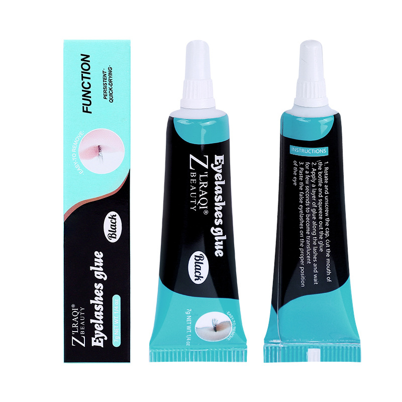 Suministro del fabricante de pegamento para pestañas postizas de dos colores, nuevo pegamento para doble párpado de 7 ml, pegamento blanco, pegamento negro, pegamento de belleza para pestañas, resistente al agua