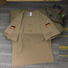 德国原品德军军旅战术短袖t恤男军迷作训服体能训练服速干衣T恤女