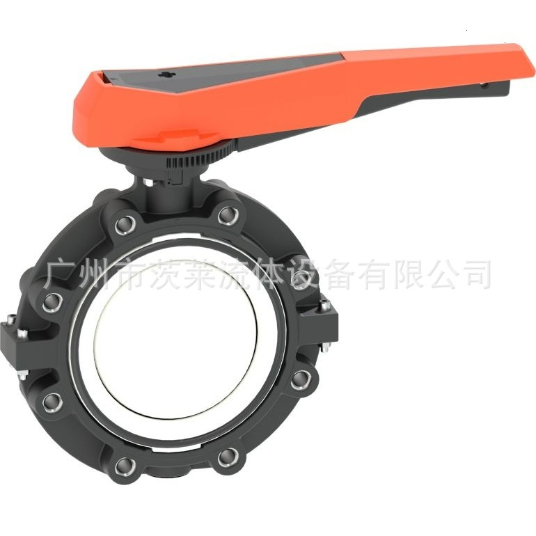 瑞士 +GF+ 乔治费歇尔 PVDF 手动蝶阀