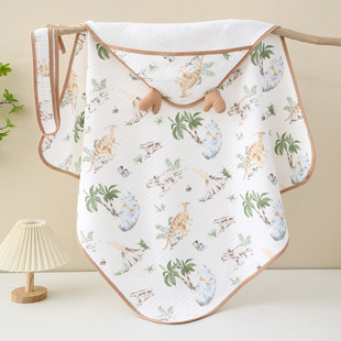 I Newborn Mother and Baby Pure Cotton Quilt Summer Air Cotton Thin Baby Quilt Delivery Room Swaddling