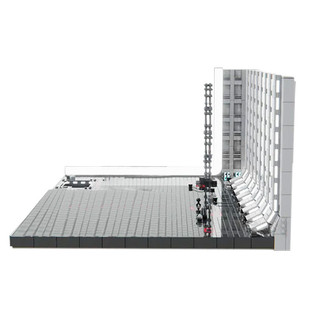 C5263 Hangar Perspective Model with Cargo Lift Well from Movie 5403 Parts
