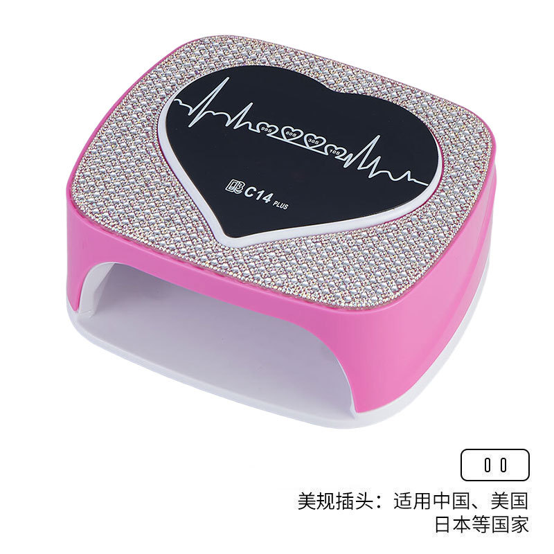 Lámpara de manicura transfronteriza 308W alta potencia manicura luz de fototerapia almacenamiento manicura tienda de manicuras manicuras manicuras pegamento manicuras manicuras asado luz