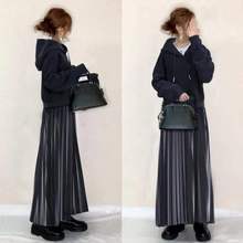 现货 卫衣套装女2023新款日系休闲上衣连帽卫衣+半身裙两件套套装