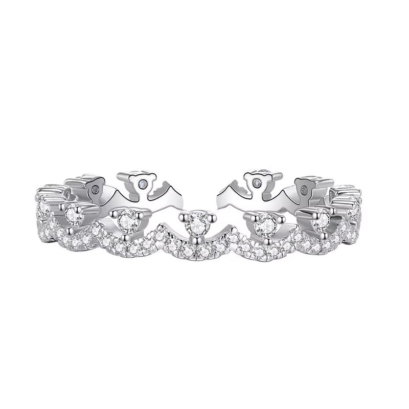 Stunning Oval Cz Engagement Ring Sterling Silver Set Minimalist_voghion.com