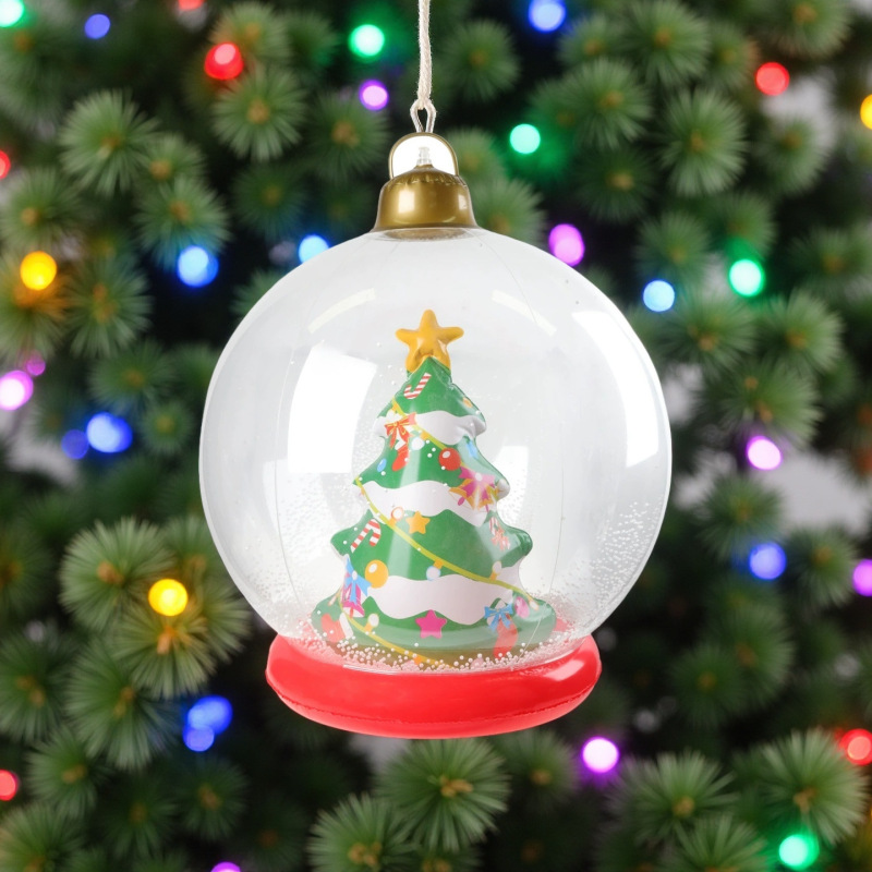 越境新商品 インフレータブルクリスマスボール PVC発光クリスマスデコレーションボール パーティー用品 クリスマスツリーデコレーションオーナメント|undefined